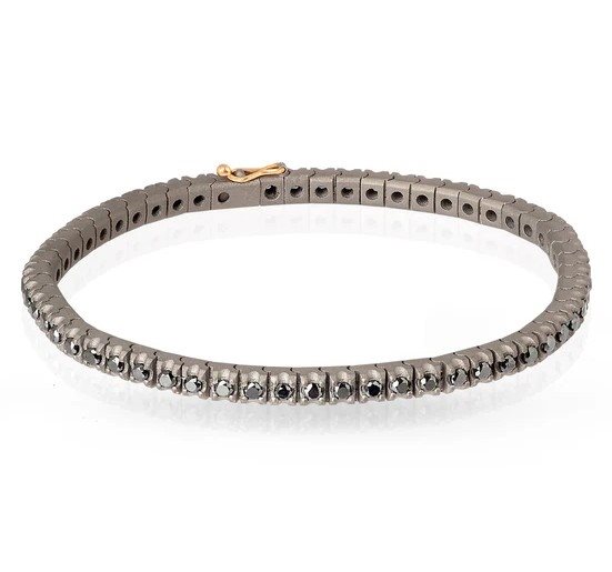 Bracciale Mano-J. Uomo in Titanio Diamante Black 2.66 Ct MINTENBRTBBR3PT_19 - MINTENBRTBBR3PT_19